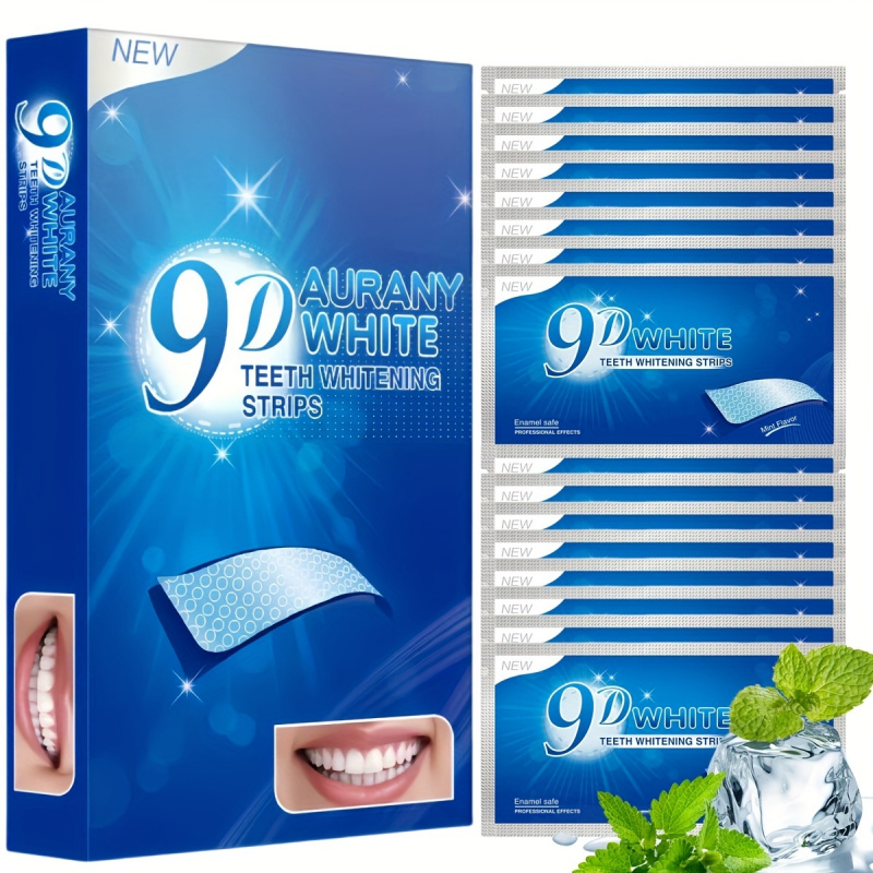 Teeth Whitening Gels Used By Dentists - 21 paar 9D Aurany witte tandenbleekstrips