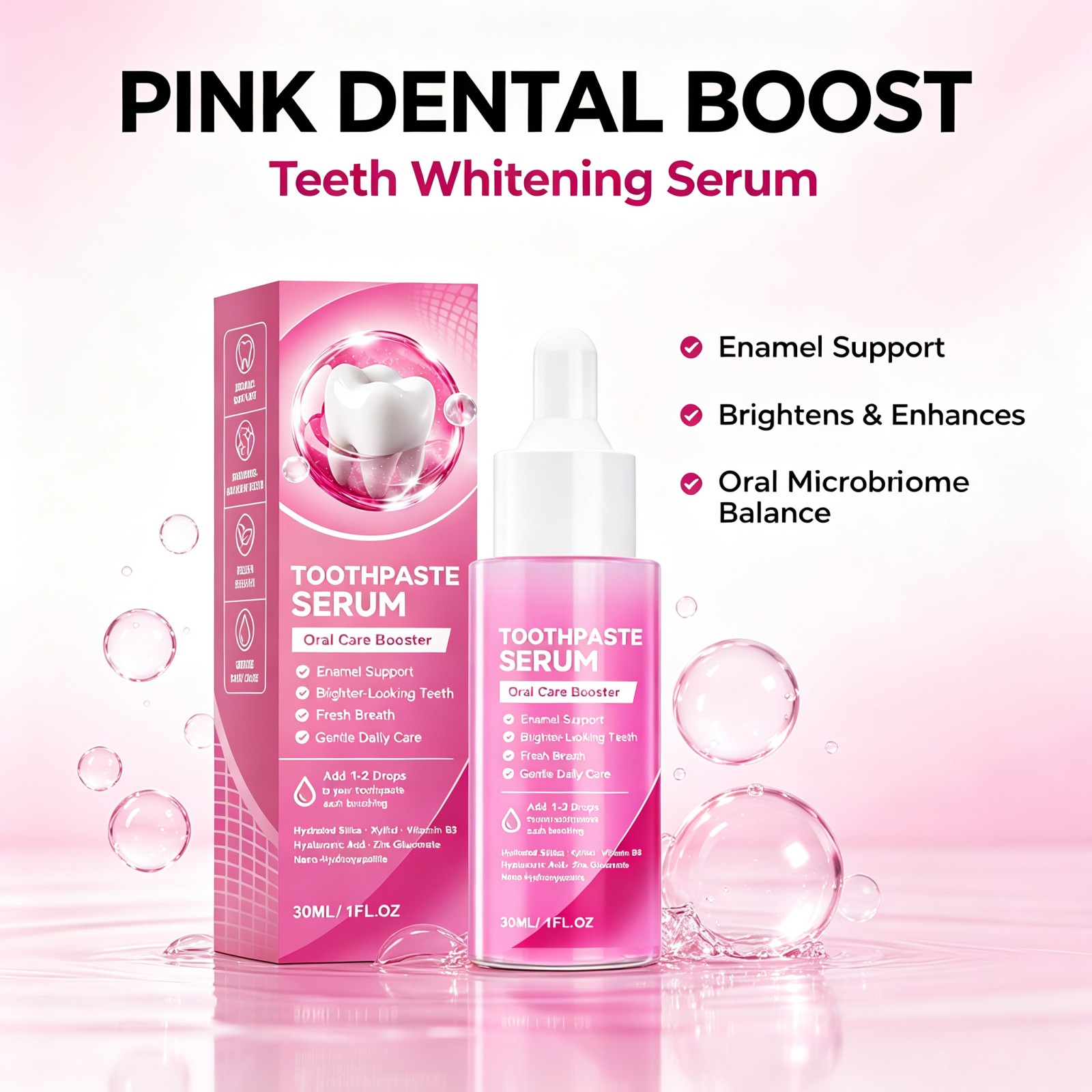 Enamel Repair Serum - Nano Hydroxyapatite Tandpasta Serum Emaille Reparatie