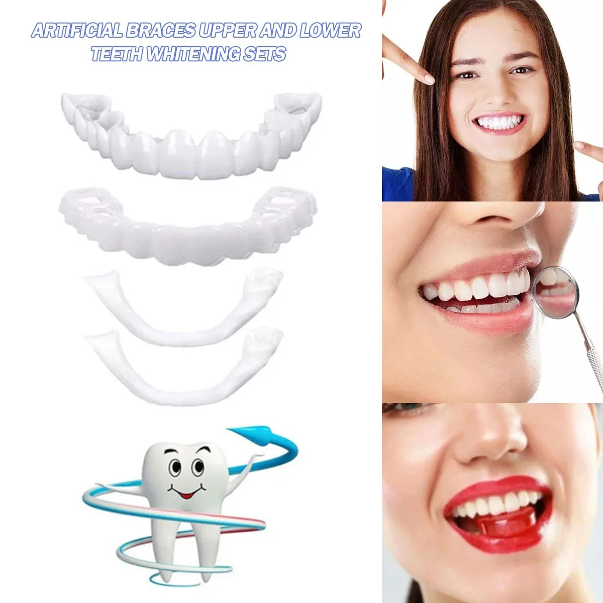 Teeth Whitening Kit - Tanden Veneers Bleekmiddelen Protheses Beugels Tijdelijke