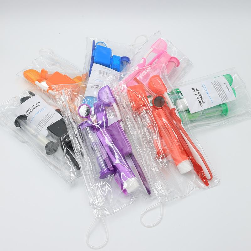 Teeth Whitening Brush - Mondverzorgingsset Tandheelkundige beugelreinigingsset Portable Travel Patiënt