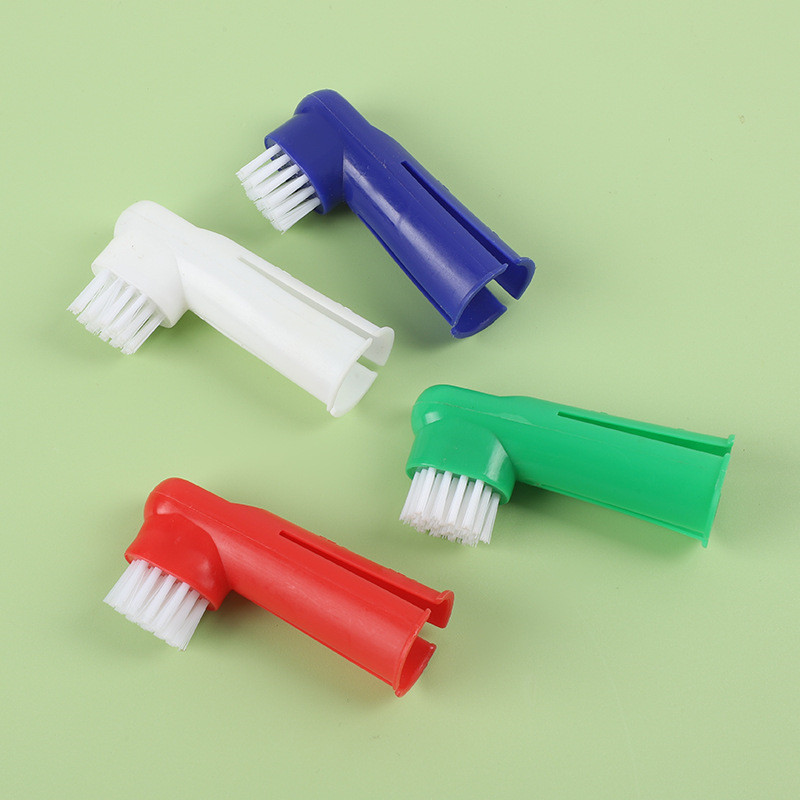 Teeth Whitening Brush - Zachte huisdiervinger hondentandenborstel Hondenborstel Slechte adem