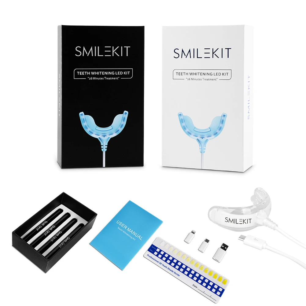 Smart Timing 16 LED Koud Licht - Teeth Whitening Gel Peroxide recensie en prijs