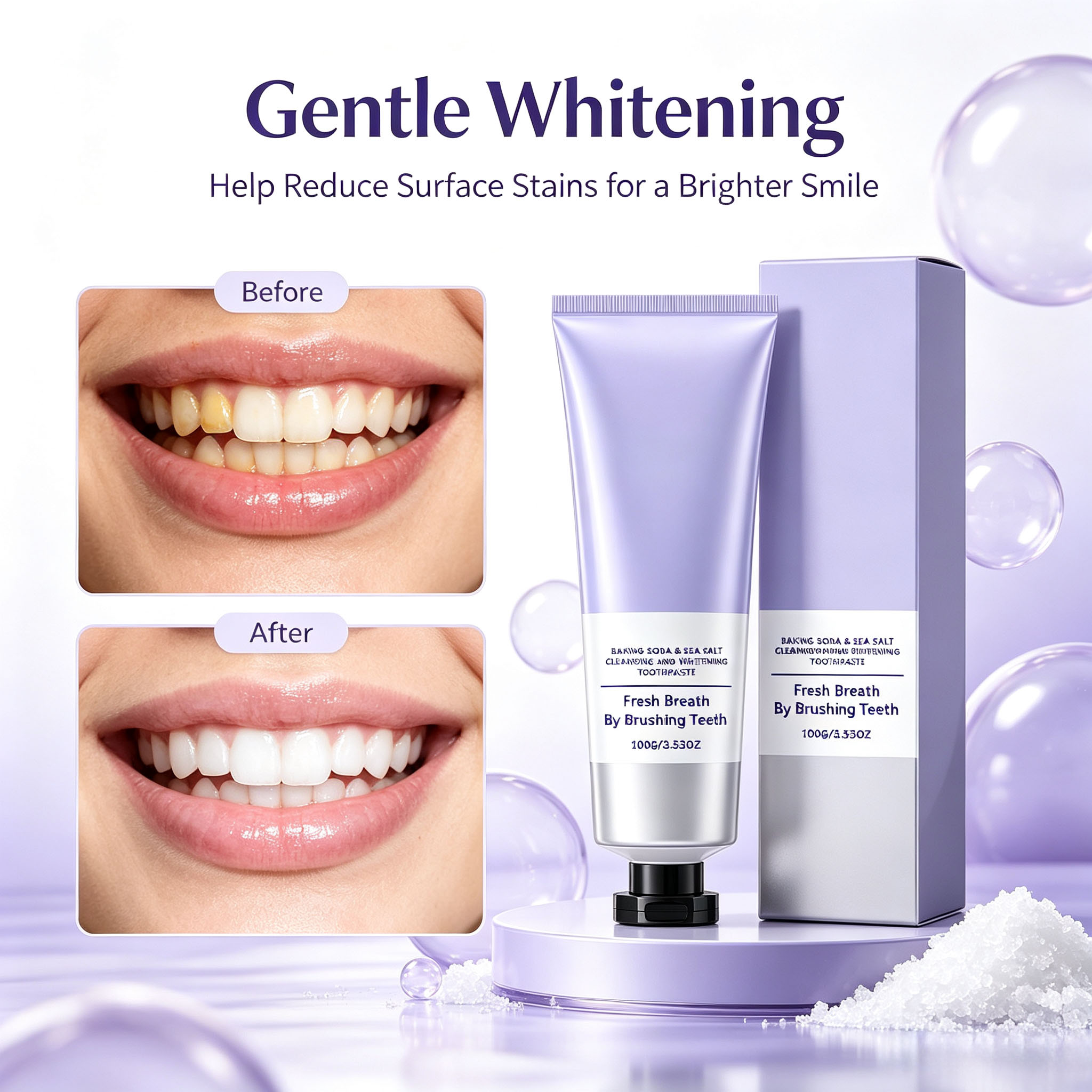 Baking Soda & Zeezout Tandpast - Teeth Whitening Baking Soda recensie en prijs