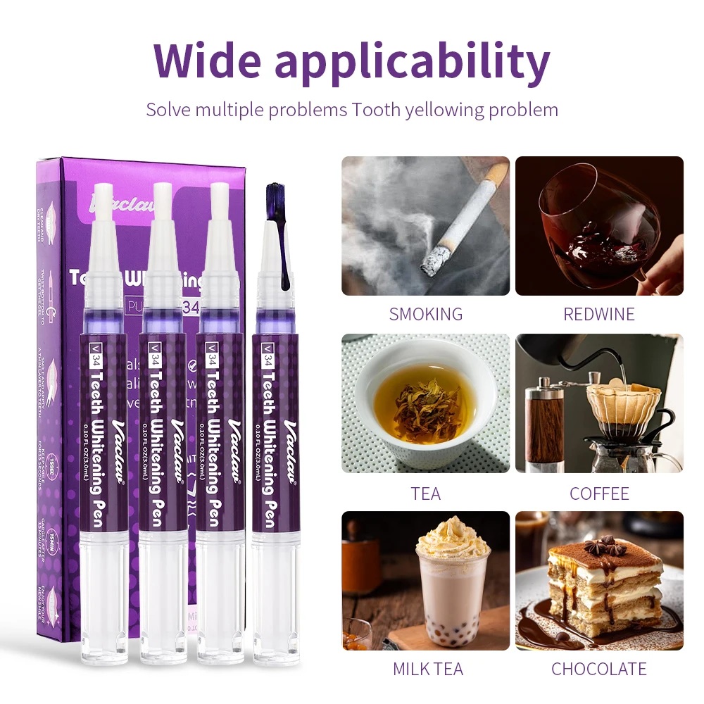 Vaclav V34 Paarse tandenbleekg - Teeth Whitening Gels Used By Dentists recensie en prijs